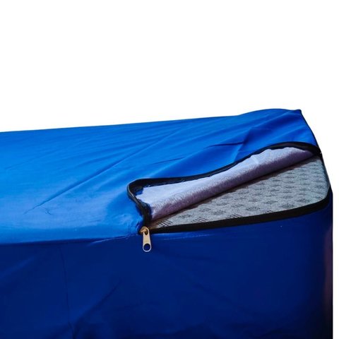 Protetor Colchão Impermeavel Hospitalar Azul com Ziper