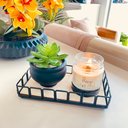 Ver imagem 5 de Bandeja Para Servir Retangular 5x13x21cm MDF e Metal