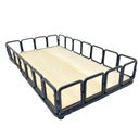 Ver imagem 4 de Bandeja Para Servir Retangular 5x13x21cm MDF e Metal