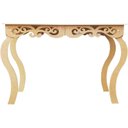 Ver imagem 2 de Mesa Provençal Arabesco 180x70 Altura 80cm Festas MDF Cru