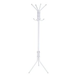 Mancebo Cabideiro Chão Pé Porta Casaco Bolsa Cabide Branco - 1
