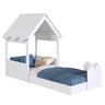 Cama Infantil Montessoriana em Forma de Casinha sem Colchão Ccm040 Completa Móveis - 5