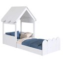 Ver imagem 5 de Cama Infantil Montessoriana Casinha de Chão com Proteção Completa Móveis