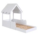 Ver imagem 3 de Cama Infantil Montessoriana Casinha de Chão com Proteção Completa Móveis