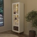 Ver imagem 5 de Conjunto 2 Peças Sala de Estar Cristaleira Mirage e Painel Belluno