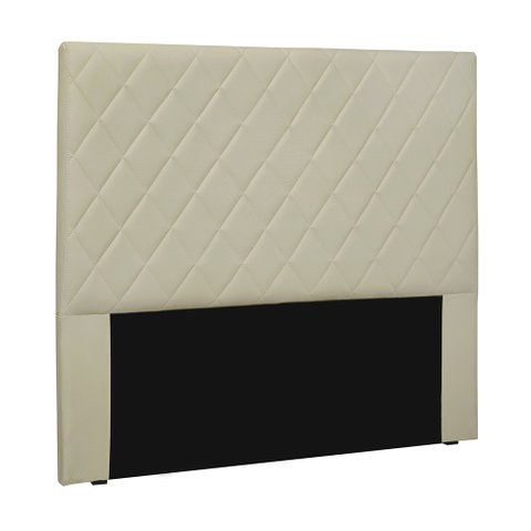 Cabeceira Decorativa Queen Size 1,60M Baelon Pu Marfim - Gran Belo Givenchy