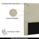 Ver imagem 3 de Cabeceira Decorativa Queen Size 1,60M Baelon Pu Marfim - Gran Belo Givenchy