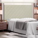 Ver imagem 5 de Cabeceira Decorativa Queen Size 1,60M Baelon Pu Marfim - Gran Belo Givenchy