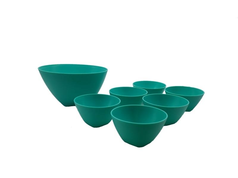 Kit com 7 bowls para petiscos sobremesas saladas frutas