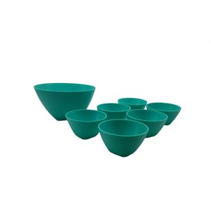 Kit com 7 bowls para petiscos sobremesas saladas frutas