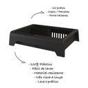 Ver imagem 2 de Escorredor de Louça em Plástico Smile - Stolf Preto