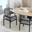 Ver imagem 2 de Poltrona Noah Fixa C-4 Pés 78 X 60,5 X 60,5 Cm. Lautrec Cinza Lautrec Cinza