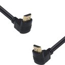 Ver imagem 4 de Cabo Hdmi 2.0 4k Ultra Hd 3d Conexao Ethernet Conectores 90* 2 Metros - H20b90-2