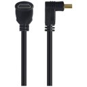 Ver imagem 1 de Cabo Hdmi 2.0 4k Ultra Hd 3d Conexao Ethernet Conectores 90* 2 Metros - H20b90-2