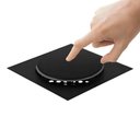 Ver imagem 6 de Ralo para Banheiro 10x10 Click Preto Fosco