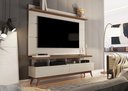 Ver imagem 2 de Rack com Painel de TV Vivare Wood 1,60 Giga Móveis:OffWhite/Freijó