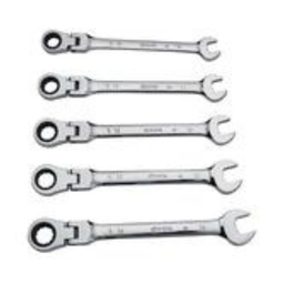 Jogo De Chave Combinada Catraca E Cabeca Flex 05 Pcs Sata St09082sj - 3