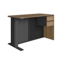 Ver imagem 5 de Conjunto de Escritório com 2 Peças Mesa com Gavetas e Balcão 2 Portas CJ8080