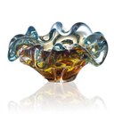 Ver imagem 1 de Vaso Estilo Murano - Mini Centro De Mesa - Cinzeiro Azul