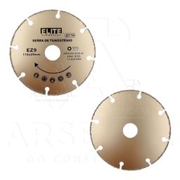 Elite - Kit 5 Discos de Corte Tungstênio 110x20mm Madeira - 3