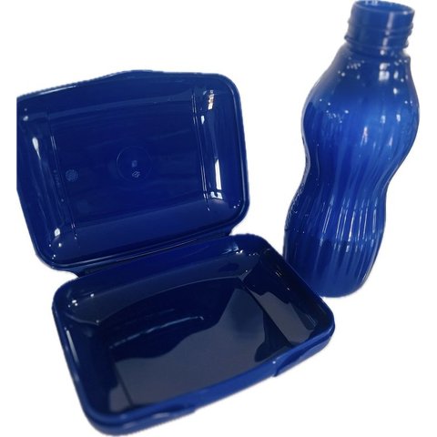 Tupperware Kit 2 Peças Garrafinha Freezer 470ml e Mini Lancheira 220ml Kit 2 Peças Garrafinha Freeze