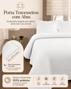 Ver imagem 4 de Jogo de Colcha Ultrassonic Urban Casal 220x240cm - Branca