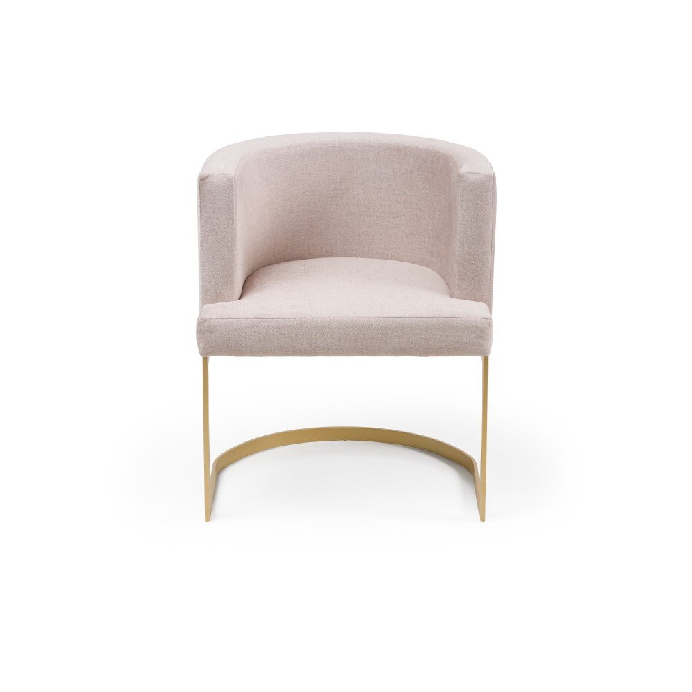 Cadeira Bistrô Estofado Várias Cores Base Aço Carbono Prata - Datelli Design - 5