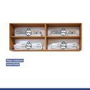 Ver imagem 7 de Lavanderia Modulada Guarapari 2 Armários Aéreos - Kaiki Móveis Nature/off White