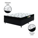 Ver imagem 7 de Cama Box Casal Colchão Espuma 138x188x50cm Polar Branco / Preto