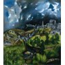 Vista de Toledo - El Greco - Tela 60x67 Para Quadro - 1