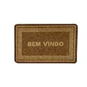 Ver imagem 1 de Capacho Boucle Bem Vindo Bege 0,40X0,60M - Niazitex