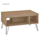 Ver imagem 2 de Sala de Estar Conjunto Rack Tv 65'' Mesa Apoio e Centro Liberty Carvalho | Off White