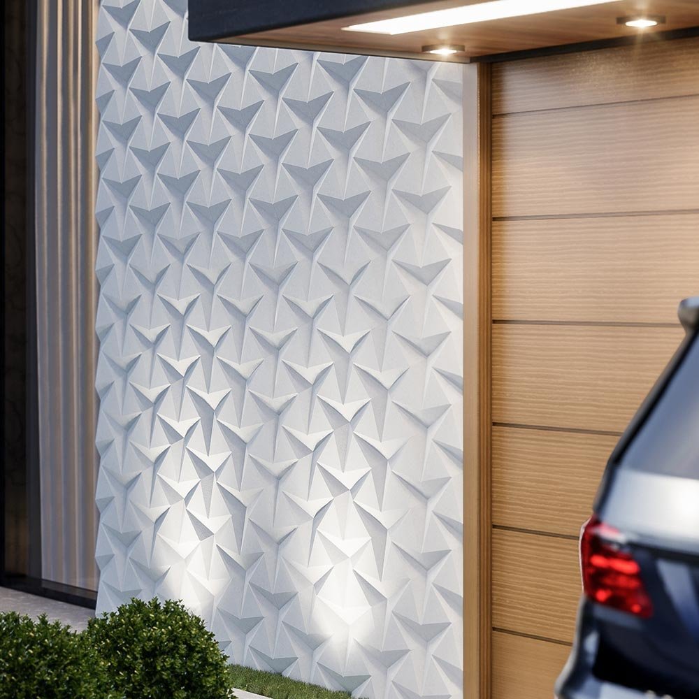 Forma 3D Abs 2 Mm Virgem Gesso Cimenticio 3d F337 Sextavada ...