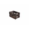 Caixote de Feira Marrom em Madeira 29.5x21x18.5cm kit com 3 - 1
