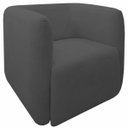 Ver imagem 6 de Kit 2 Poltronas para Sala e Escritório Decorativas Maliva Veludo Cinza