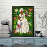 Quadro Decorativo Cultura Baiana 33x24cm:madeira Branca - 2