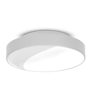 Plafon 7651 Branco-25x7cm-2L-Soq E27 Max 25W-Bivolt