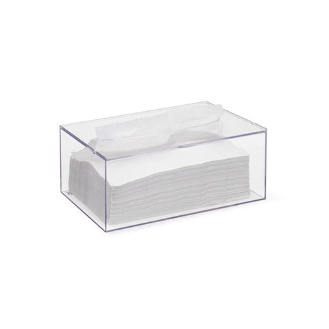 Caixa Porta Papel Toalha Interfolha Transparente 2,6l