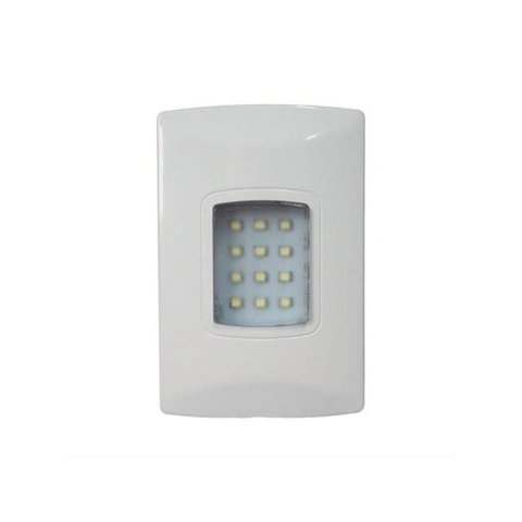 Luminária Luz Emergência Led 100lumens Embutir 4x2