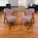 Ver imagem 2 de Kit 2 Poltronas Decorativa para Sala You Bouclé Premium Braça Amadeirada