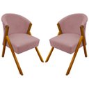 Ver imagem 1 de Kit 2 Poltronas Decorativa para Sala You Bouclé Premium Braça Amadeirada