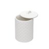 Cj 2 Pecas para Banheiro de Ceramica Petals Branco - 2
