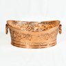 Champanheira Balde Cobre Oval Sofisticada Floral - 10 Litros - 1