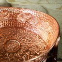 Ver imagem 6 de Champanheira Balde Cobre Oval Sofisticada Floral - 10 Litros