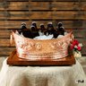Champanheira Balde Cobre Oval Sofisticada Floral - 10 Litros - 9