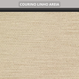 Cama Box Baú Casal Bipartido 138x188x42cm Courino Linho com Pistão a Gás - 3