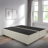 Cama Box Baú Casal Bipartido 138x188x42cm Courino Linho com Pistão a Gás - 5