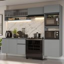 Ver imagem 1 de Armário de Cozinha Completa 260cm Suspenso Nice Madesa 11
