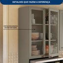 Ver imagem 5 de Cozinha Compacta Americana Texas 10 Portas 2 Gavetas com Rodapé Griss - Pnr Móveis