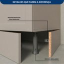 Ver imagem 6 de Cozinha Compacta Americana Texas 10 Portas 2 Gavetas com Rodapé Griss - Pnr Móveis